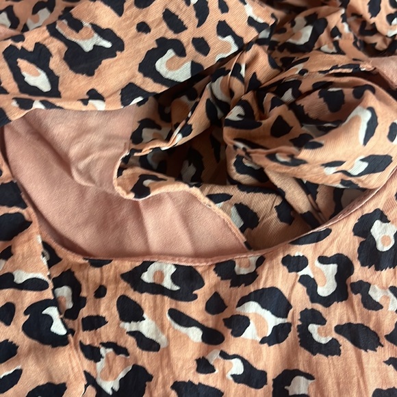 Endless Rose Animal Printed Ruffled Maxi Dress - Picture 10 of 11